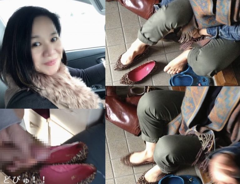 義姉のパンプスにザーメンぶっかけ動画